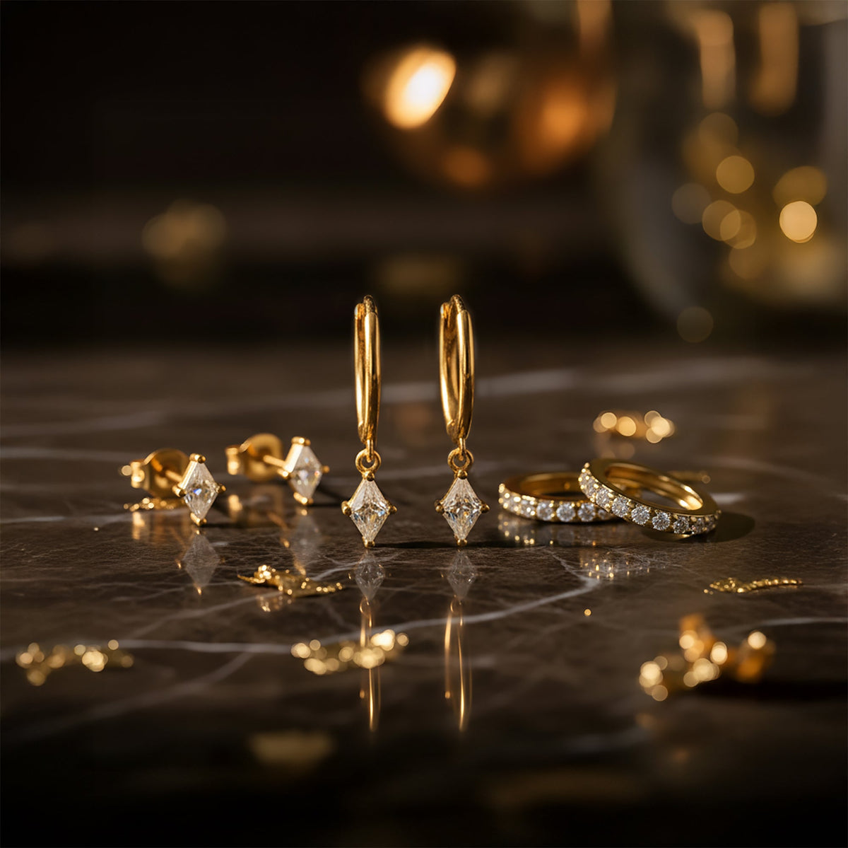 Conjunto de Diamantes Charlotte