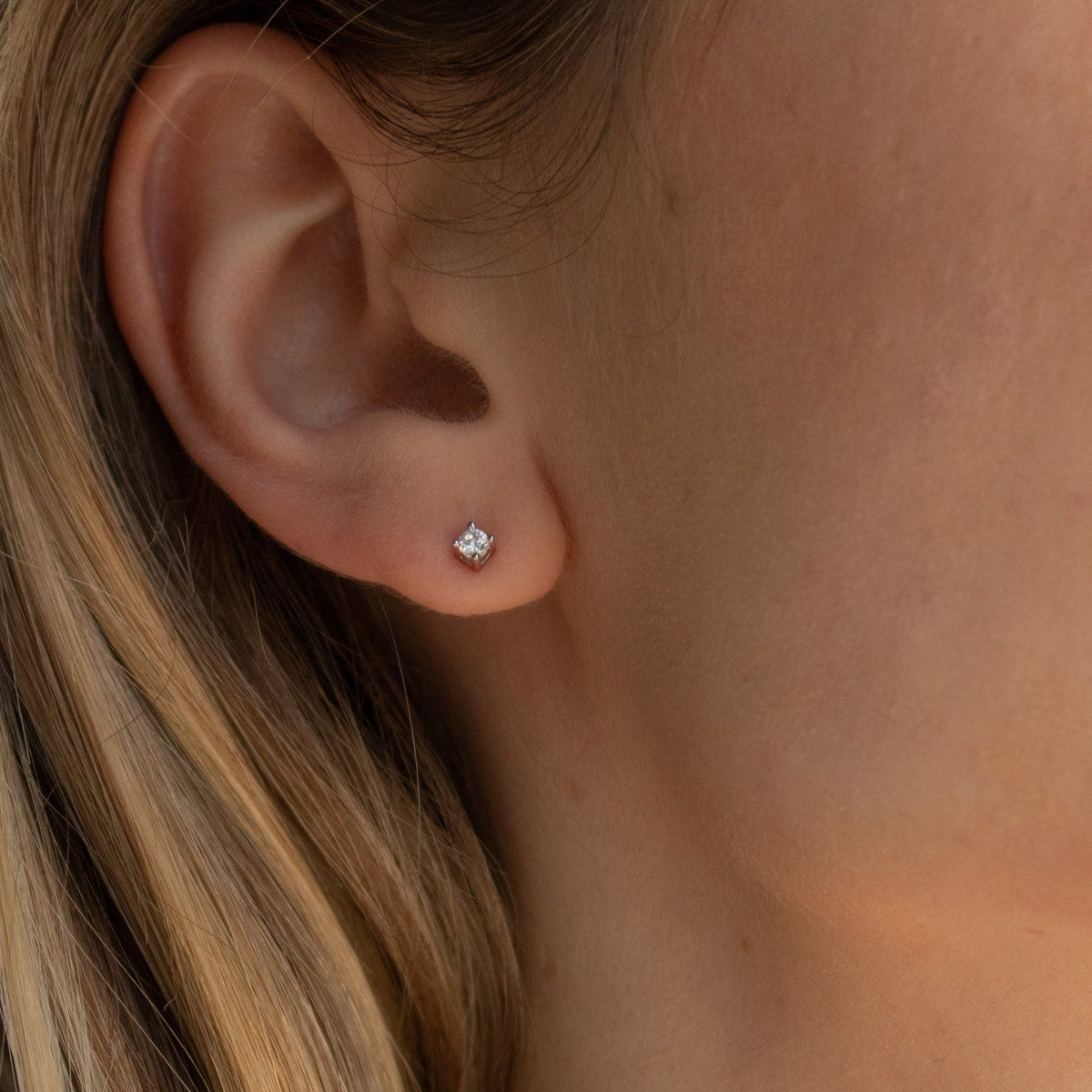 Brincos de Diamante Pequenos Booker