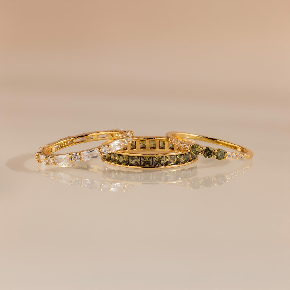 Conjunto de Anéis de Peridoto