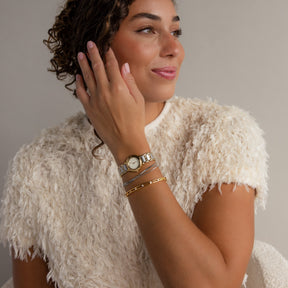 Pulseira de diamante de renda