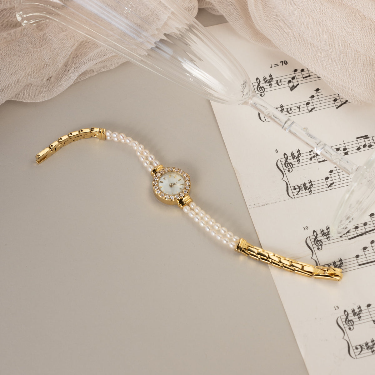 Relógio Pearl Link Timepiece