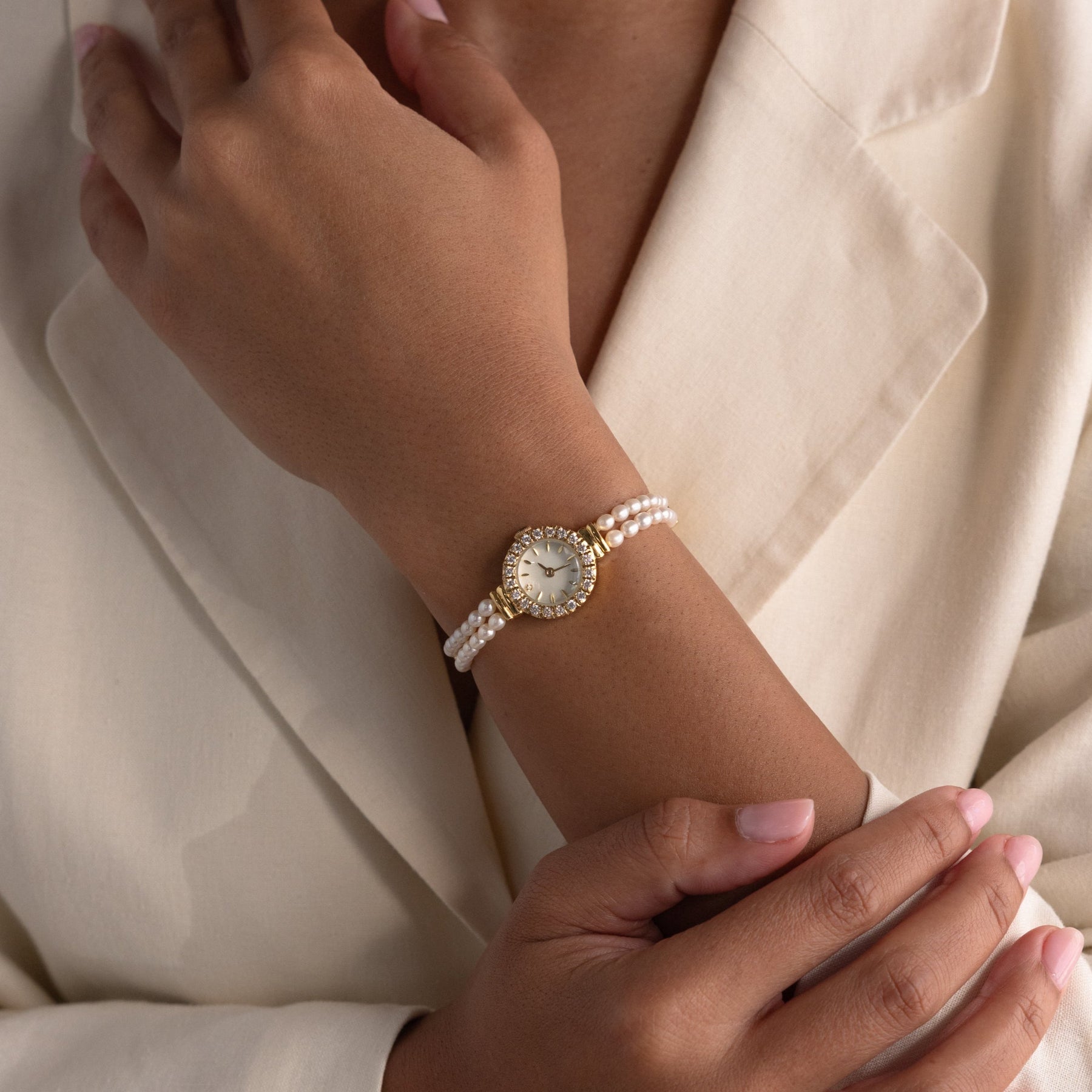 Relógio Pearl Link Timepiece