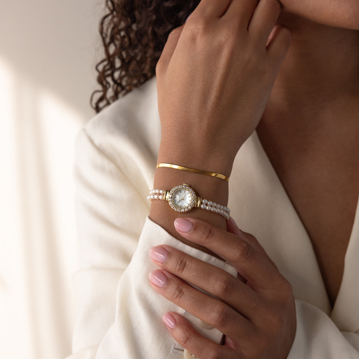 Relógio Pearl Link Timepiece