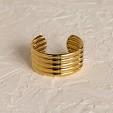 Pulseira de punho canelado