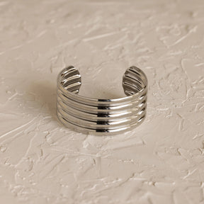 Pulseira de punho canelado