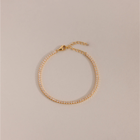Pulseira clássica com diamantes