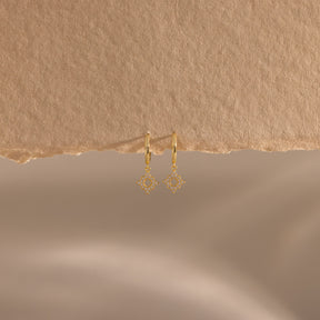 Brincos Star Hoops