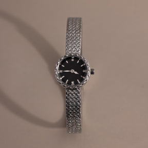 Round Braided Timepiece in Sterling Silver