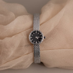 Round Braided Timepiece in Sterling Silver