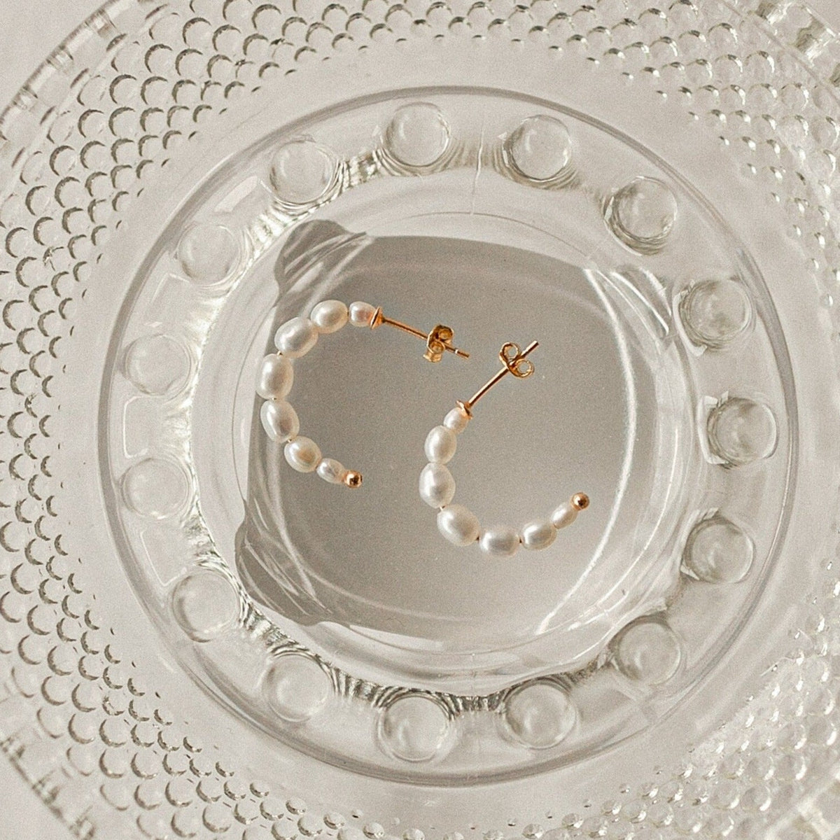 argolas de pérolas
