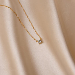 Colar de diamante delicado