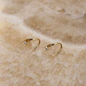 Argolas de diamante Jady Wire