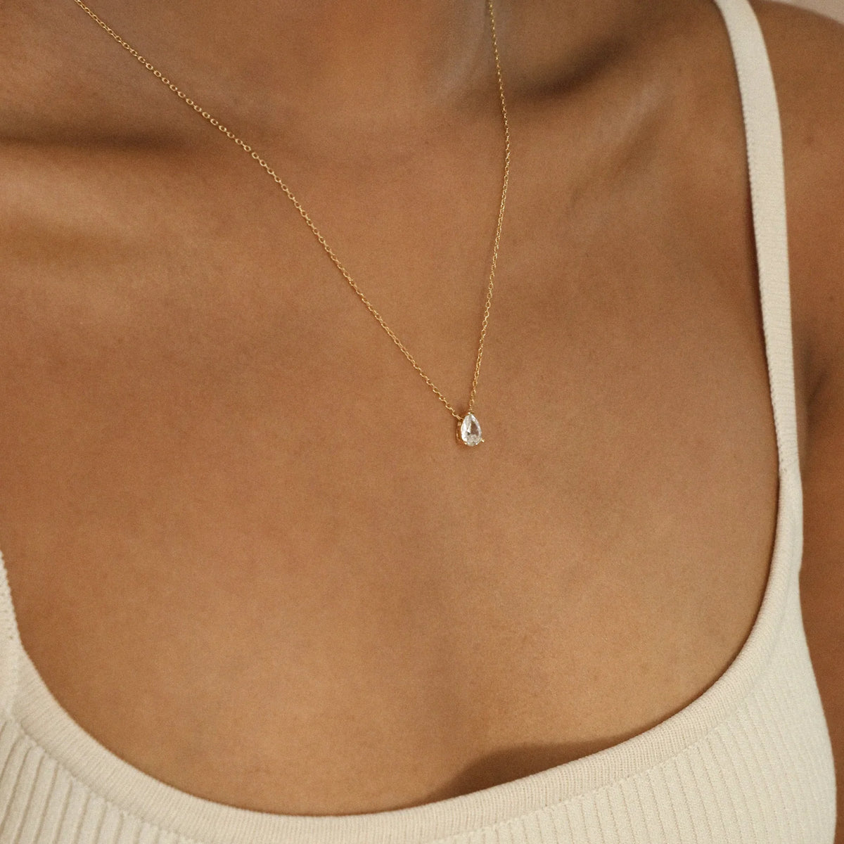 Colar de diamantes Rae