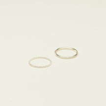 Conjunto de anéis empilháveis minimalistas