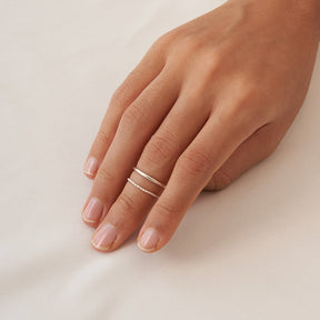 Conjunto de anéis empilháveis minimalistas