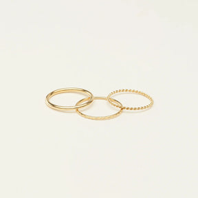 Conjunto de anéis de empilhamento finos