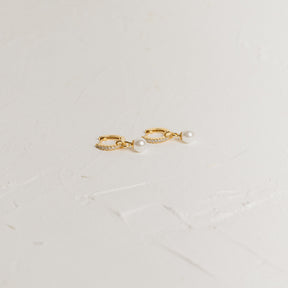 brincos Pave Pearl