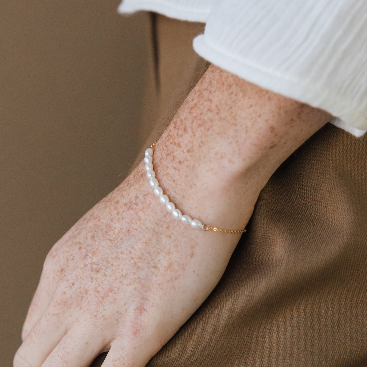 Pulseira de pérolas