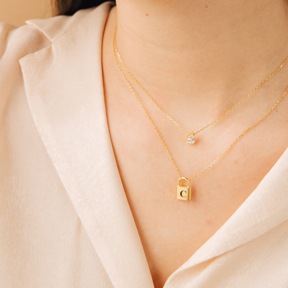 Colar de diamantes Rae