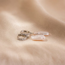 Brincos Perlle Pave
