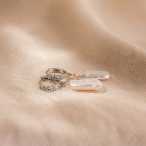 Brincos Perlle Pave
