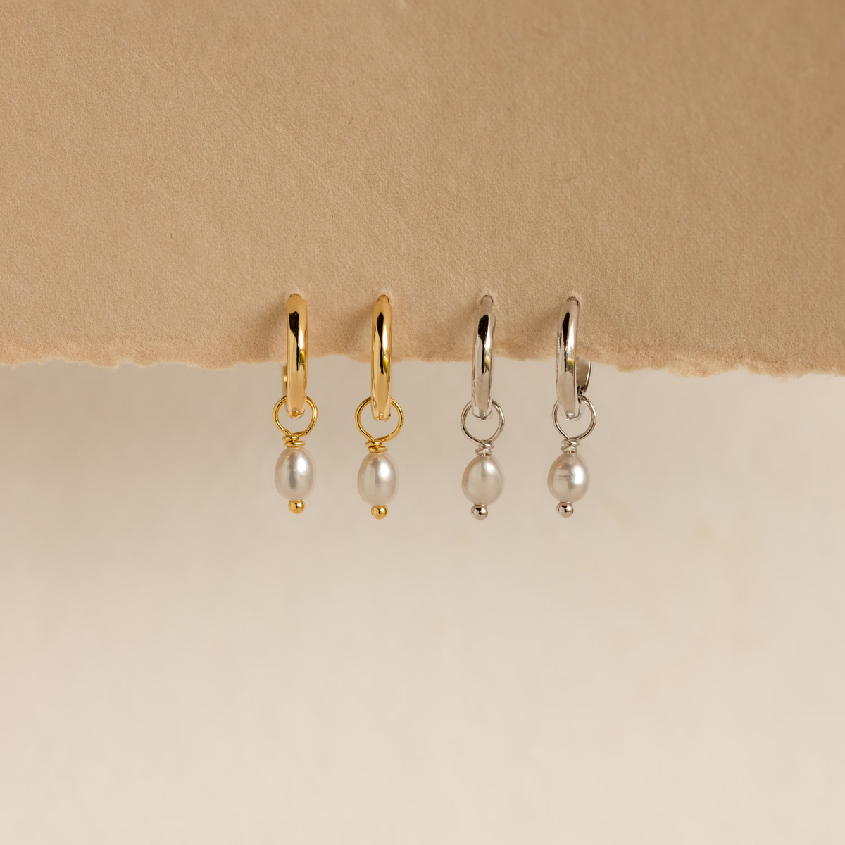 Brincos Smokey Pearl Drop