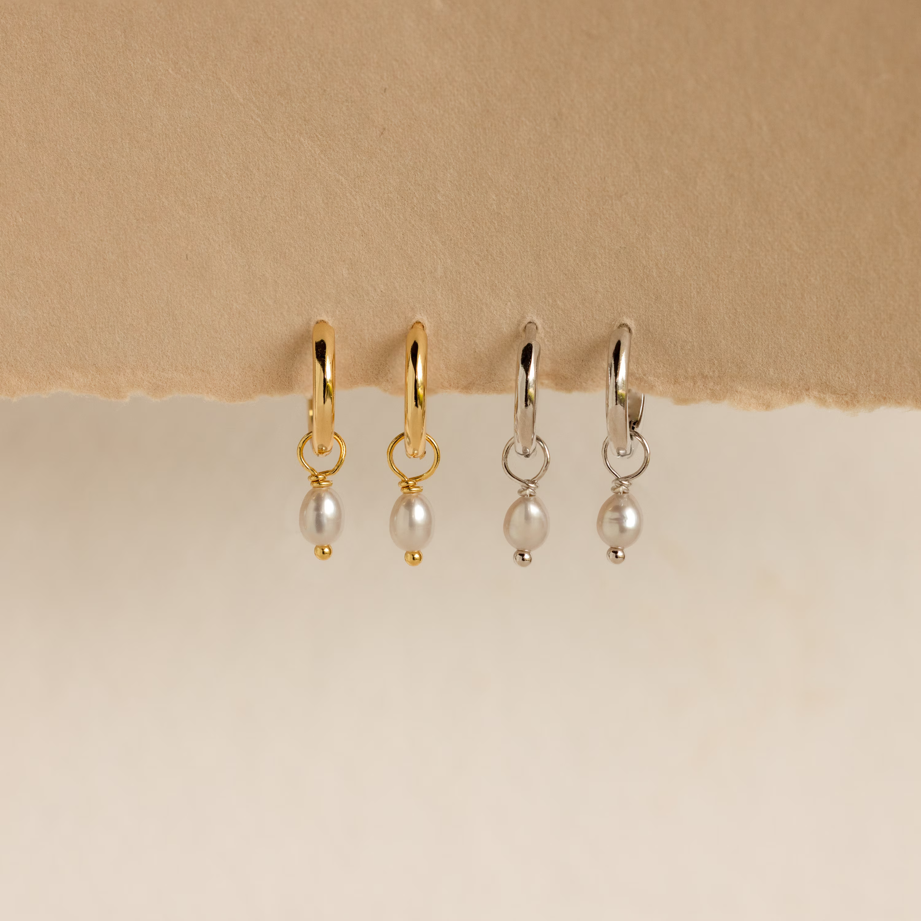Brincos Smokey Pearl Drop