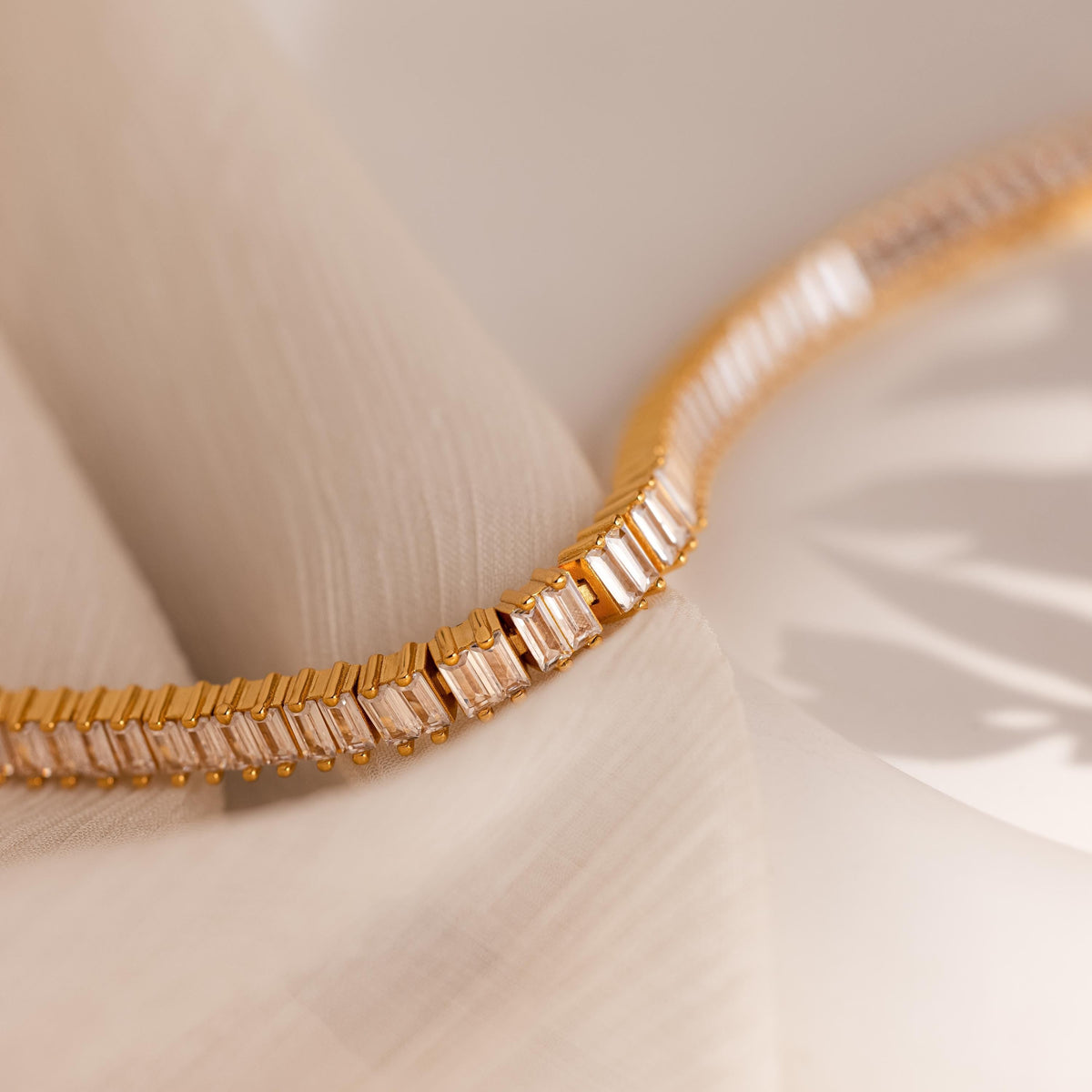 Pulseira baguette Art Déco