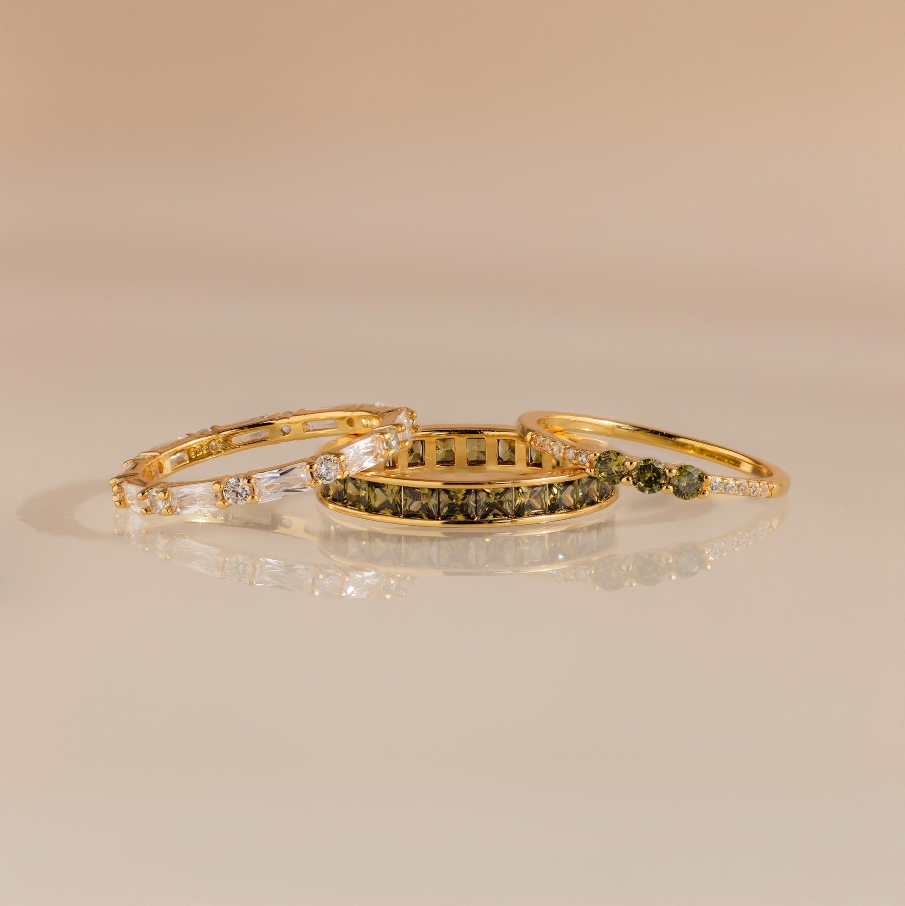Conjunto de Anéis de Peridoto
