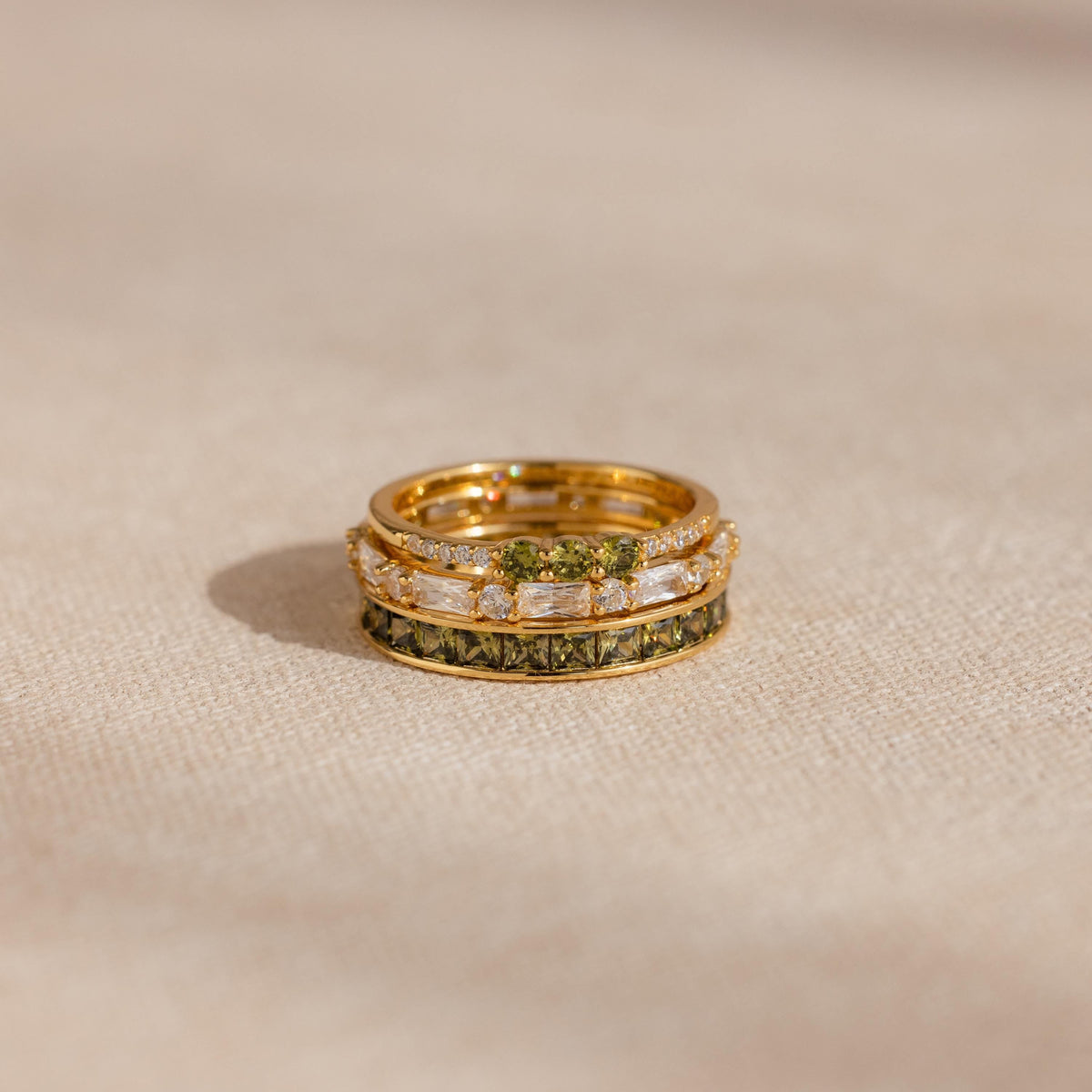 Conjunto de Anéis de Peridoto