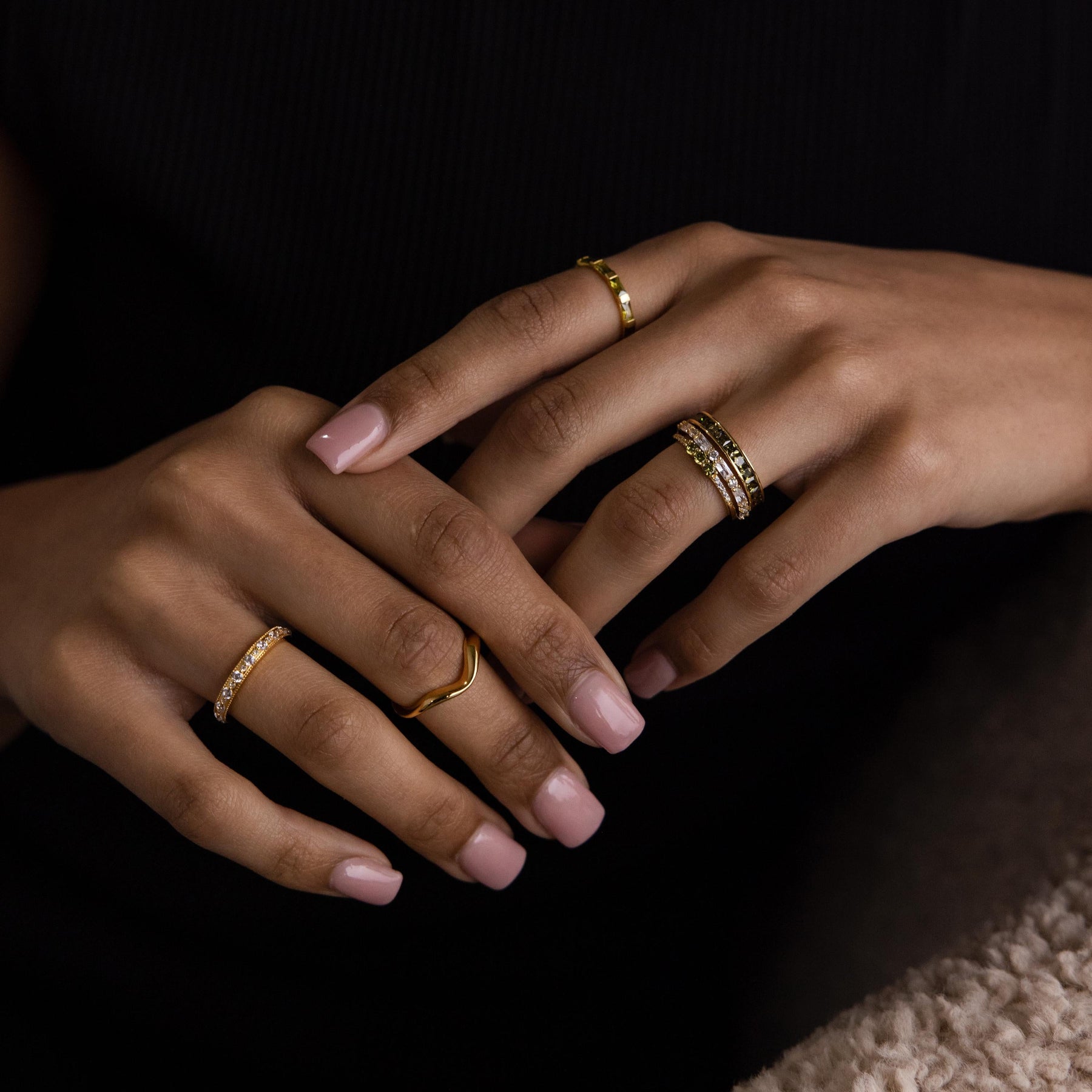 Conjunto de Anéis de Peridoto