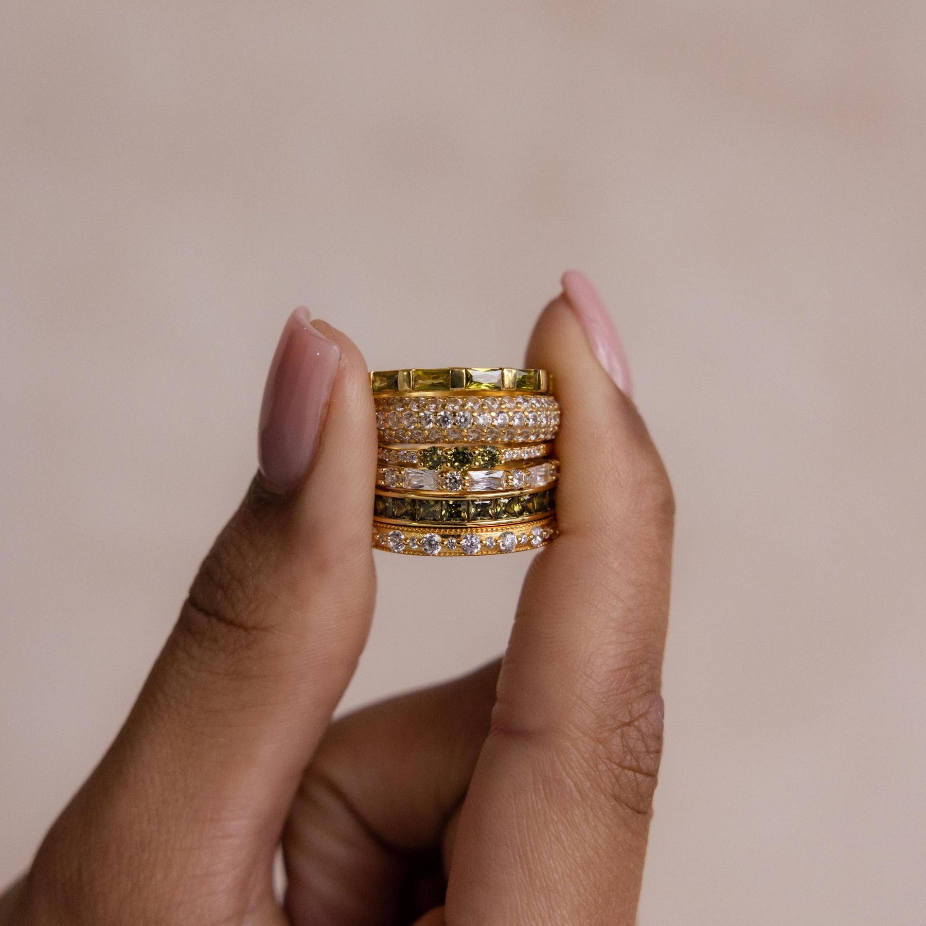 Conjunto de Anéis de Peridoto