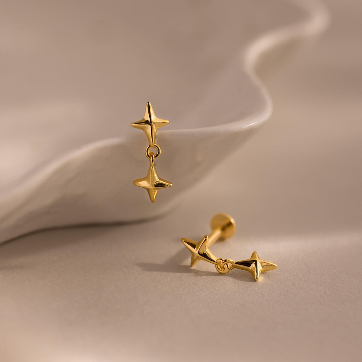 Bricos  com Pingente de Estrela