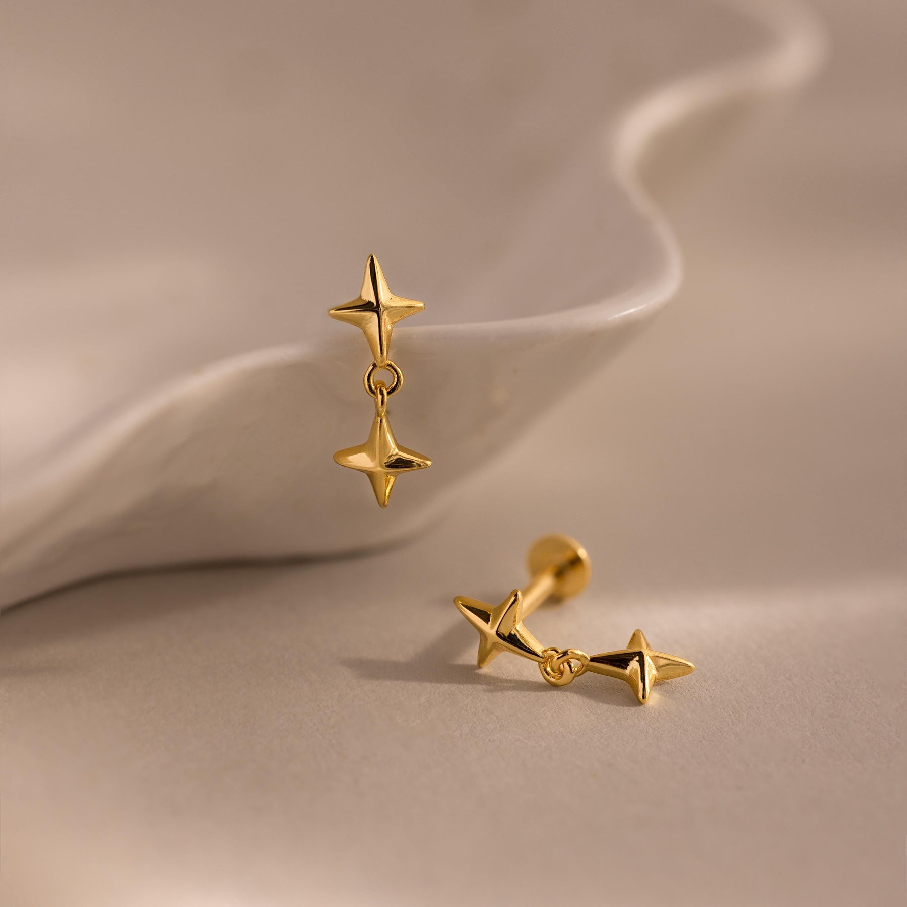 Bricos  com Pingente de Estrela